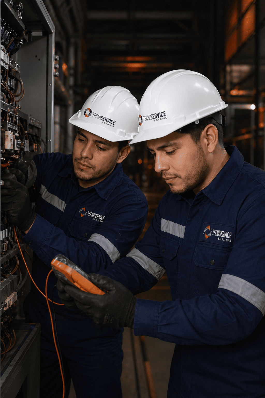 Técnico Tecniservice ECAR SAS trabajando